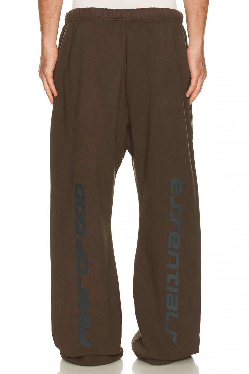 Fear Of God Essentials Flared Sweatpants 'Brown' - Hypepieces