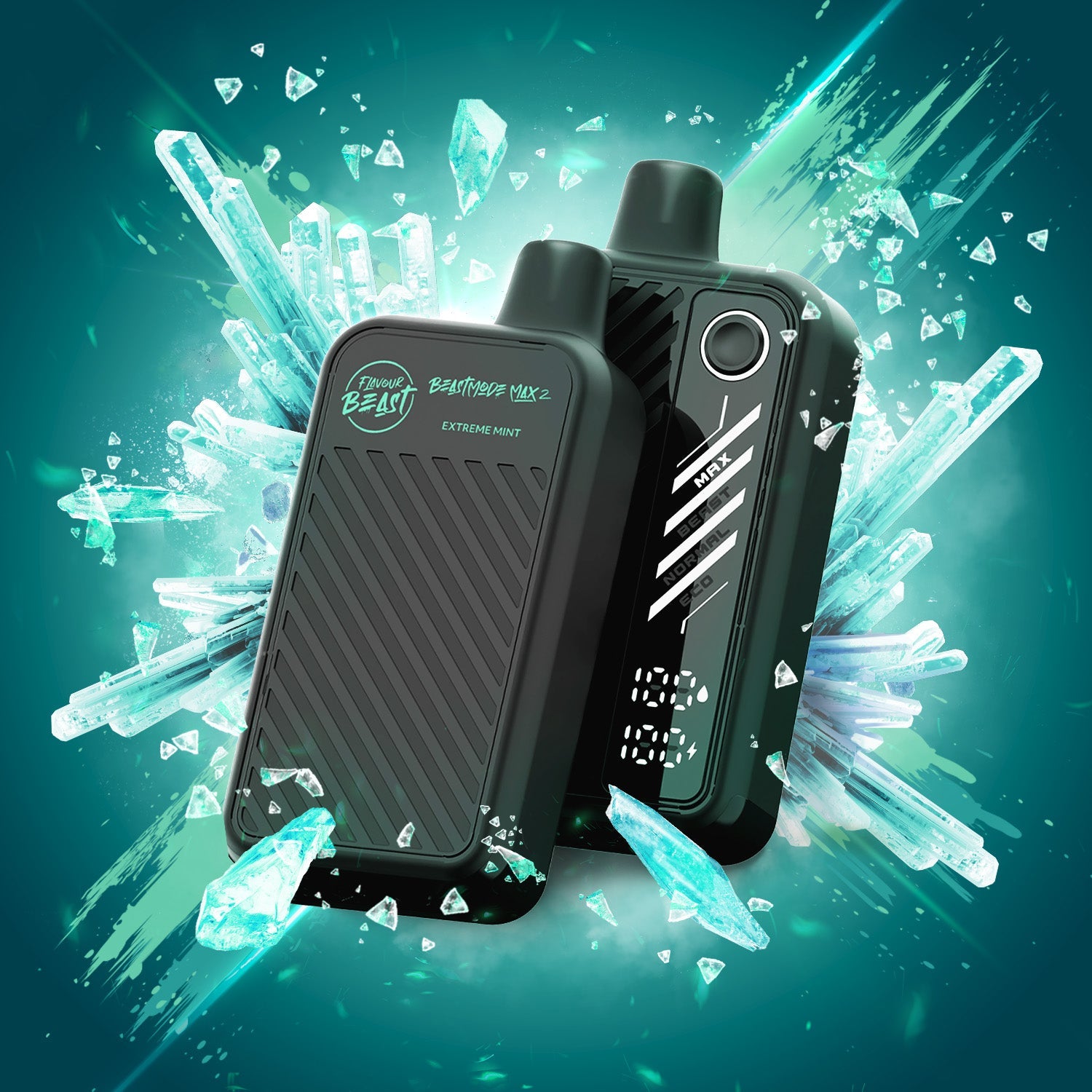 FLAVOUR BEAST BEAST MODE MAX 2 - 50K - DISPOSABLE - EXTREME MINT ICED