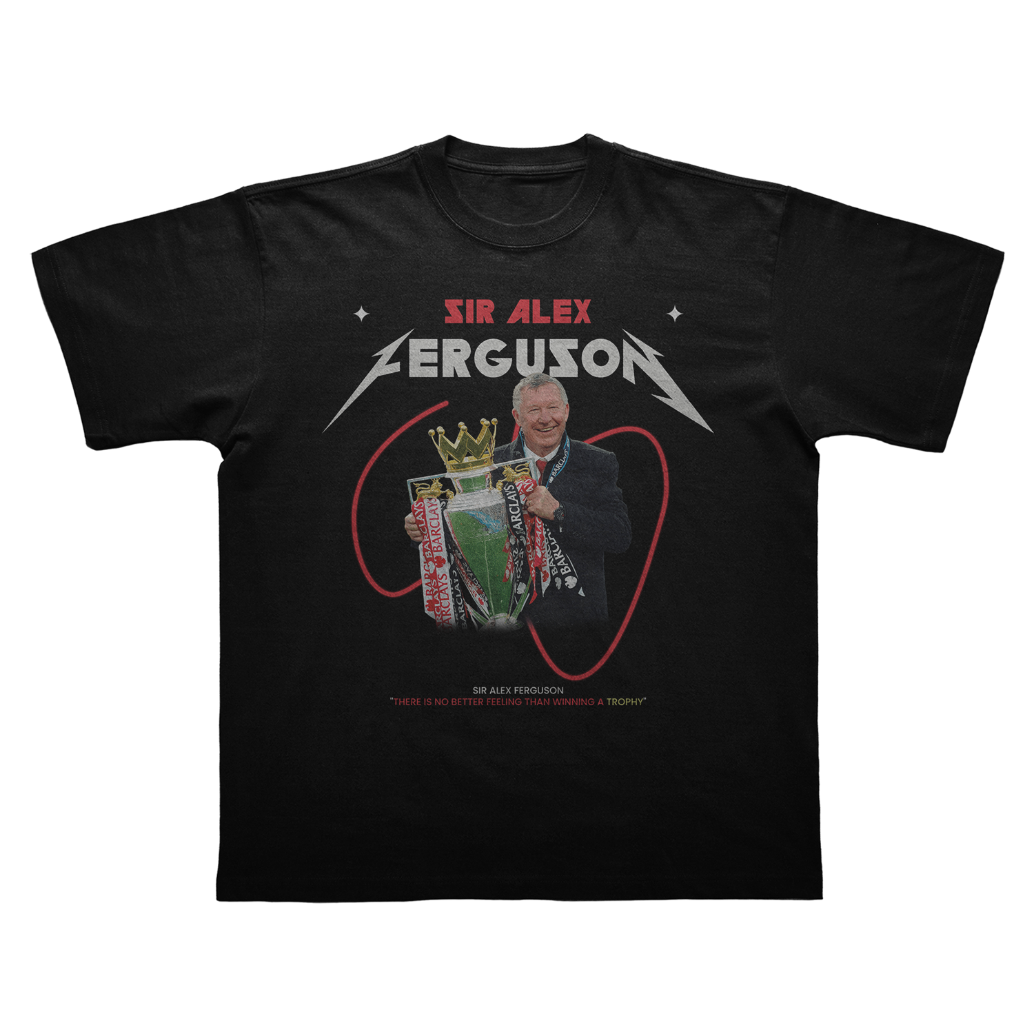 SIR ALEX FERGUSON - BLACK COLLECTION TEE