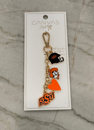 Cowboys Cluster Bag Charm