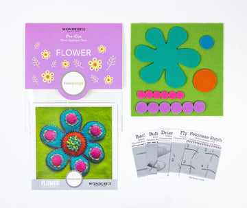 Sue Spargo Pre-Cut Wool Kit - Flower