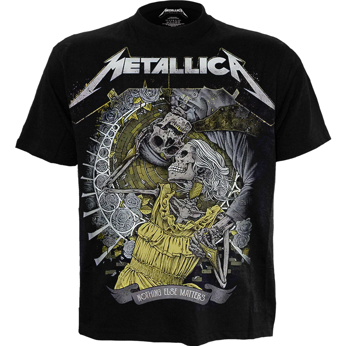 METALLICA - NOTHING ELSE MATTERS - Front Print T-Shirt Black