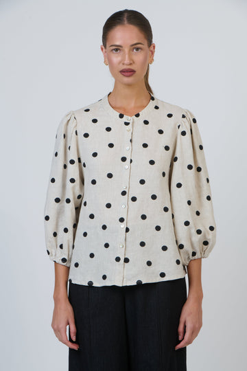 Naturals by O & J GA590 Ladies Top in Poppy Seed