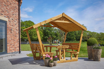 Olympia Gazebo with Seats --(FSC)