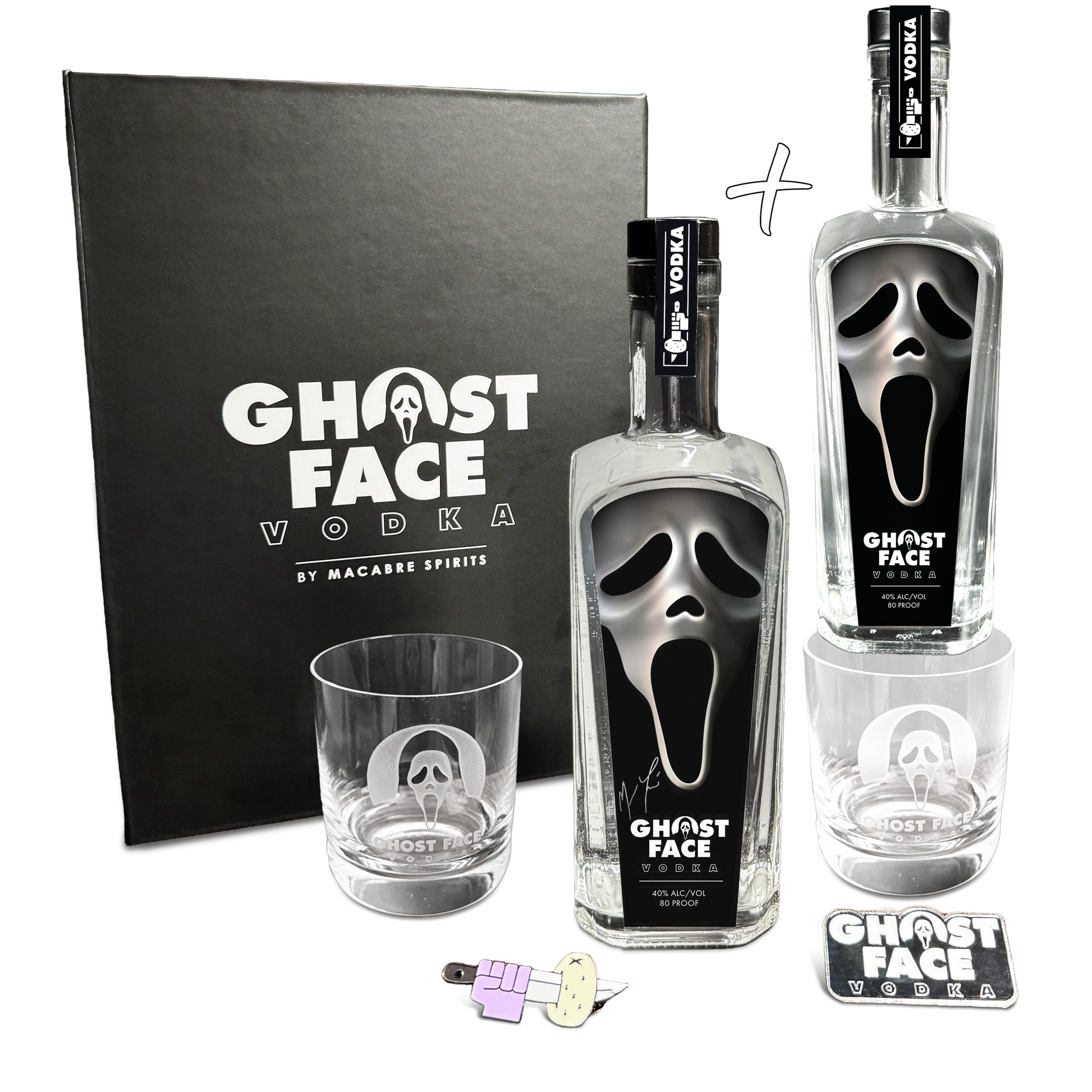 GHOSTFACE VODKA POTATO BOX SET + 1 BOTTLE