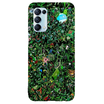 Husa compatibila cu Oppo Find X2 Pro model Green Lanters, Silicon, TPU, Viceversa - Viceversa