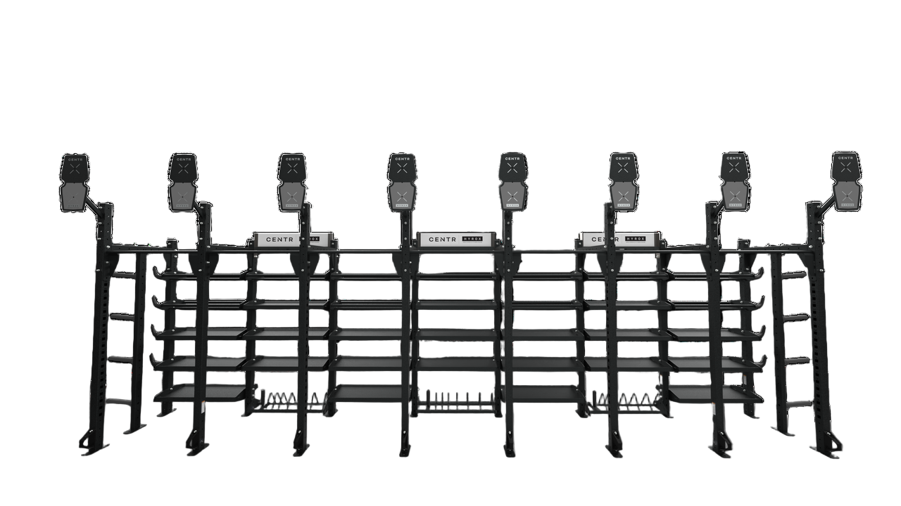 Official HYROX Perform 8 Rigs front view