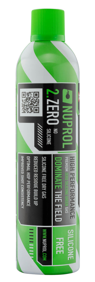GAZ AIRSOFT NUPROL 2.ZERO SILICONE FREE GREEN GAS