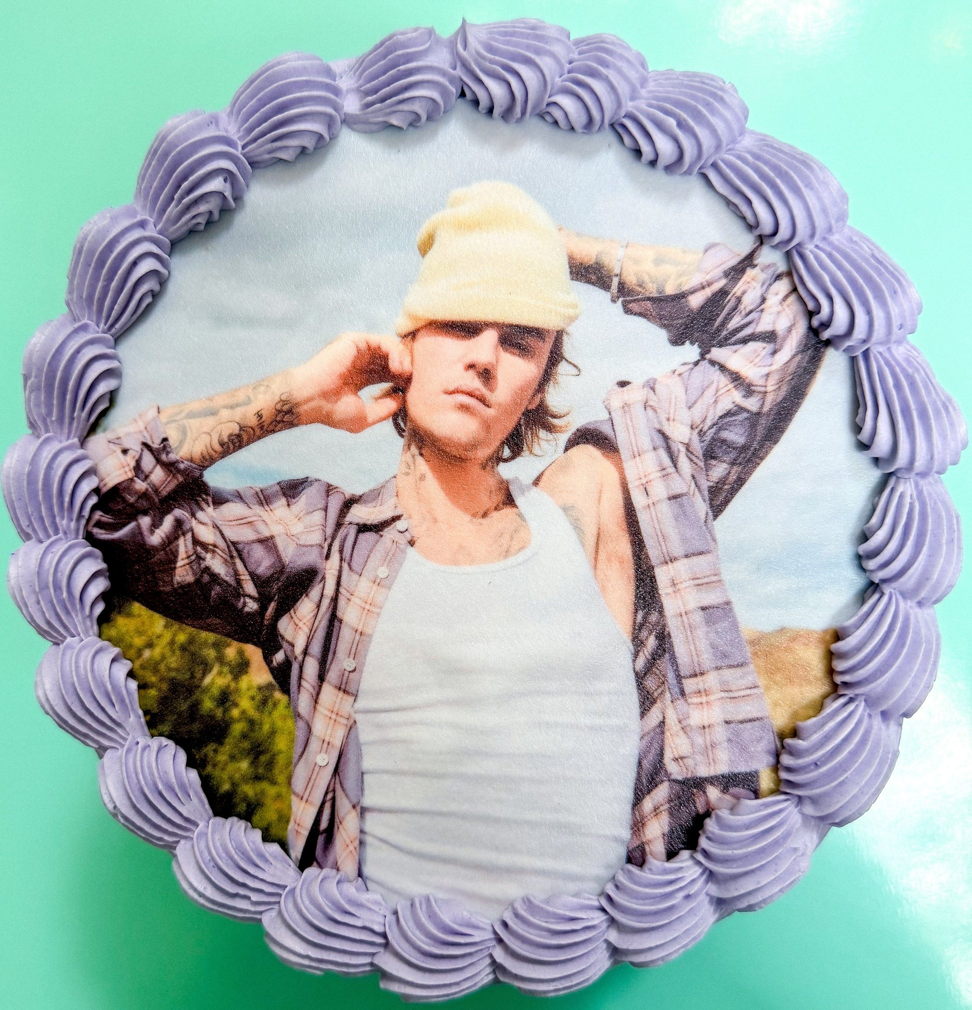 Justin Bieber Edible Image Photo Cake