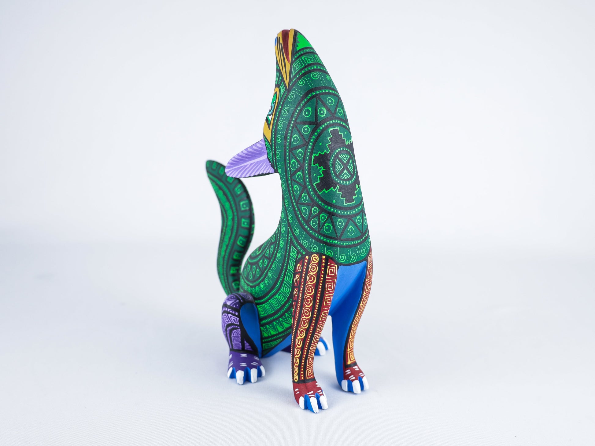 Wolf Alebrije Oaxacan Wood Carving