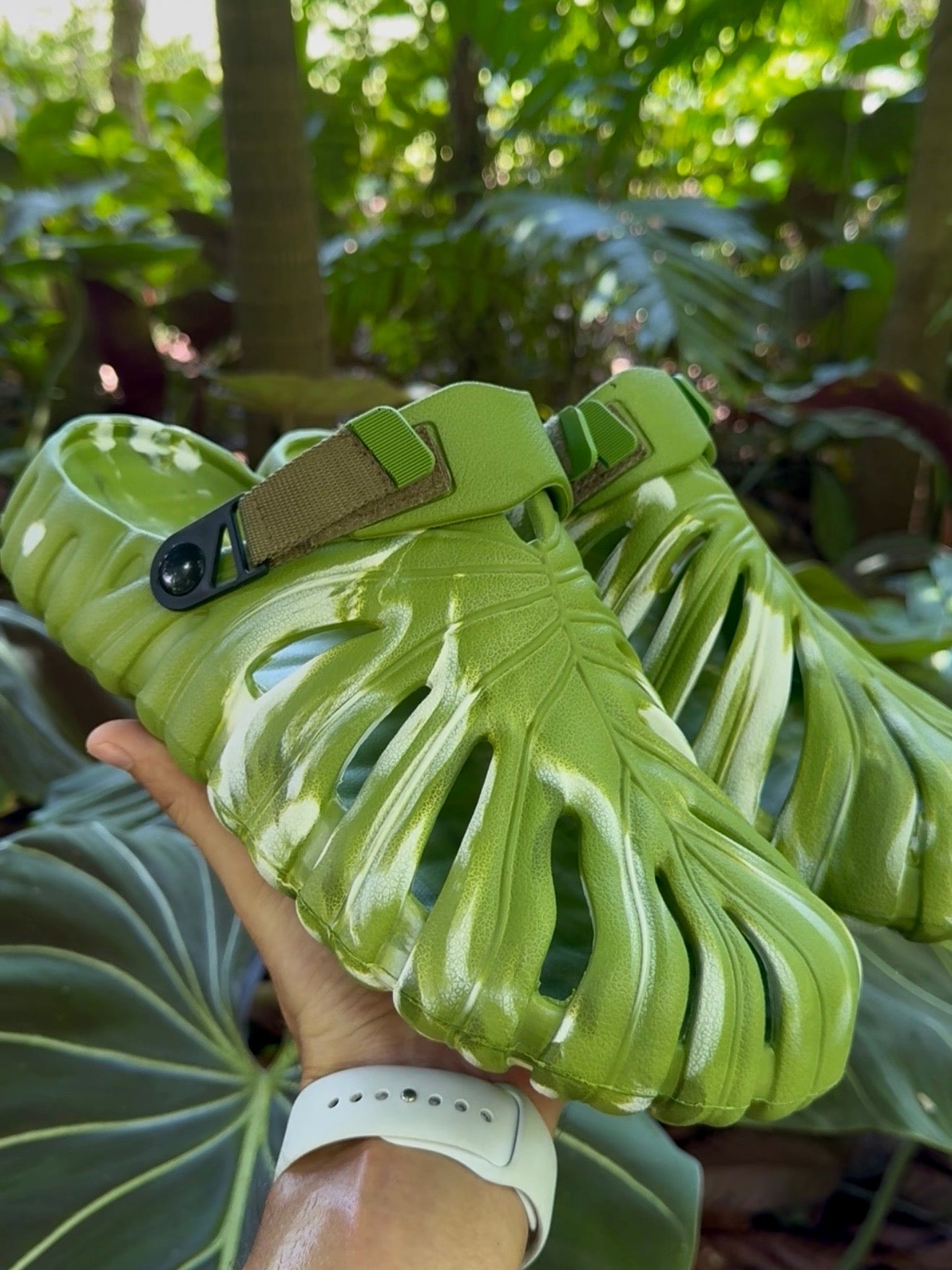 Variegated Monstera Shoes