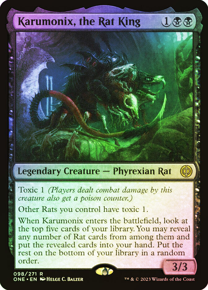 mtg rat commander deck list Karumonix, the Rat King Commander Deck Relentless Rats EDH Ready-to-Play Toxic