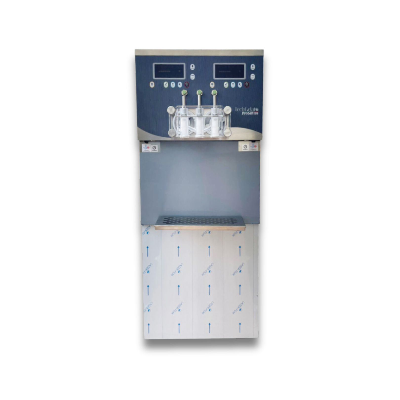 Máquina Helado Soft  doble compresor independiente y doble panel de control AZ-944