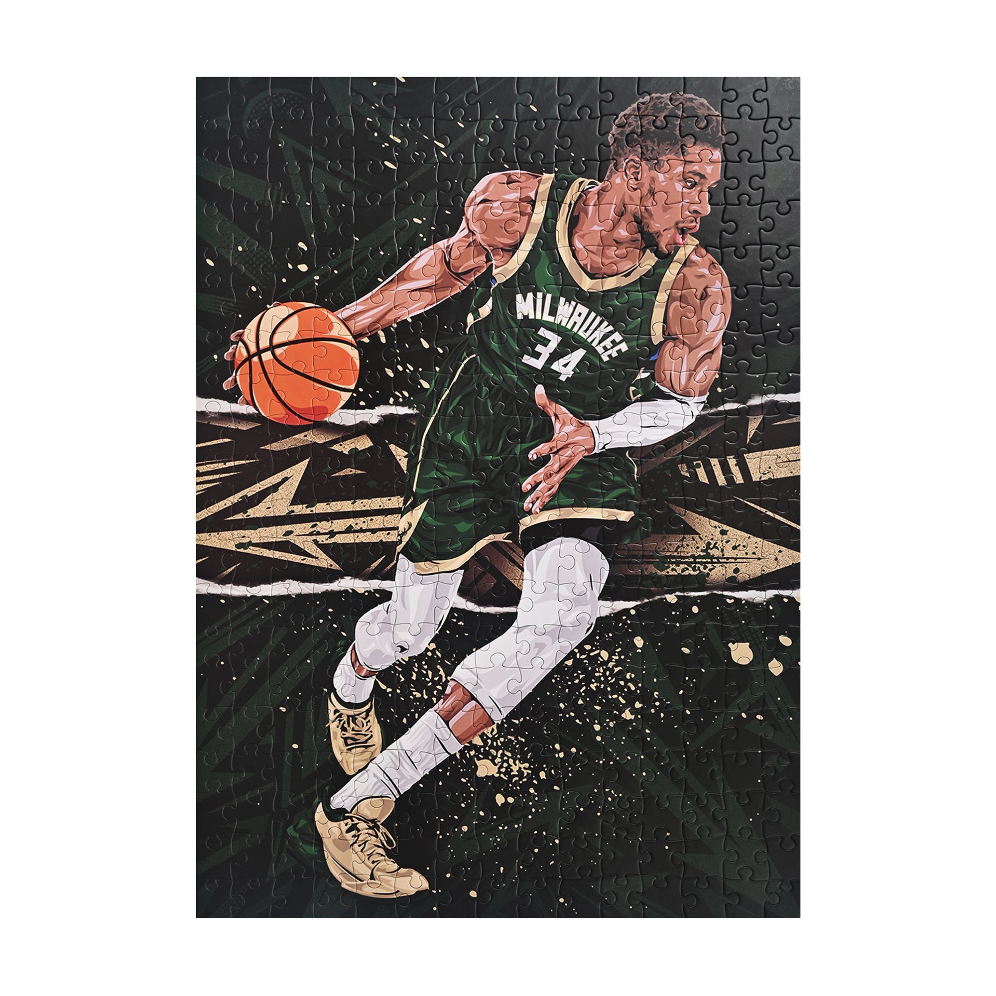 Giannis Antetokounmpo Court Legends 300-Piece Puzzle