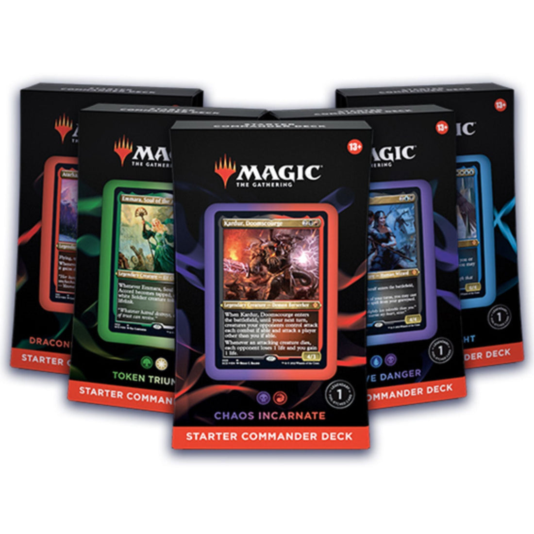Magic The Gathering Starter Commander Deck Set (5 Decks) - Trading Card Market