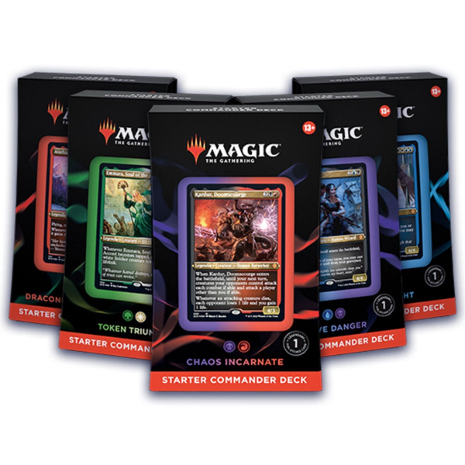 Magic The Gathering Starter Commander Deck Set (5 Decks) - Trading Card Market
