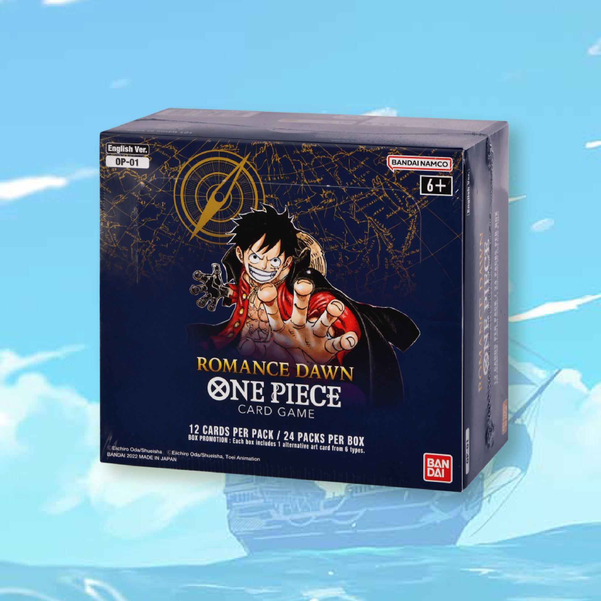 one piece op01 booster box english One Piece TCG Romance Dawn OP-01 Booster Box - Wave 1 (Pre-Errata)
