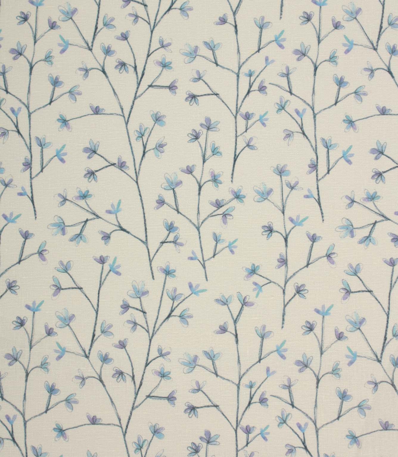 Ophelia Sheer Fabric / Bluebell