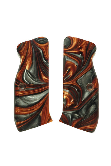 Copper & Silver Pearl CZ-75 Grips