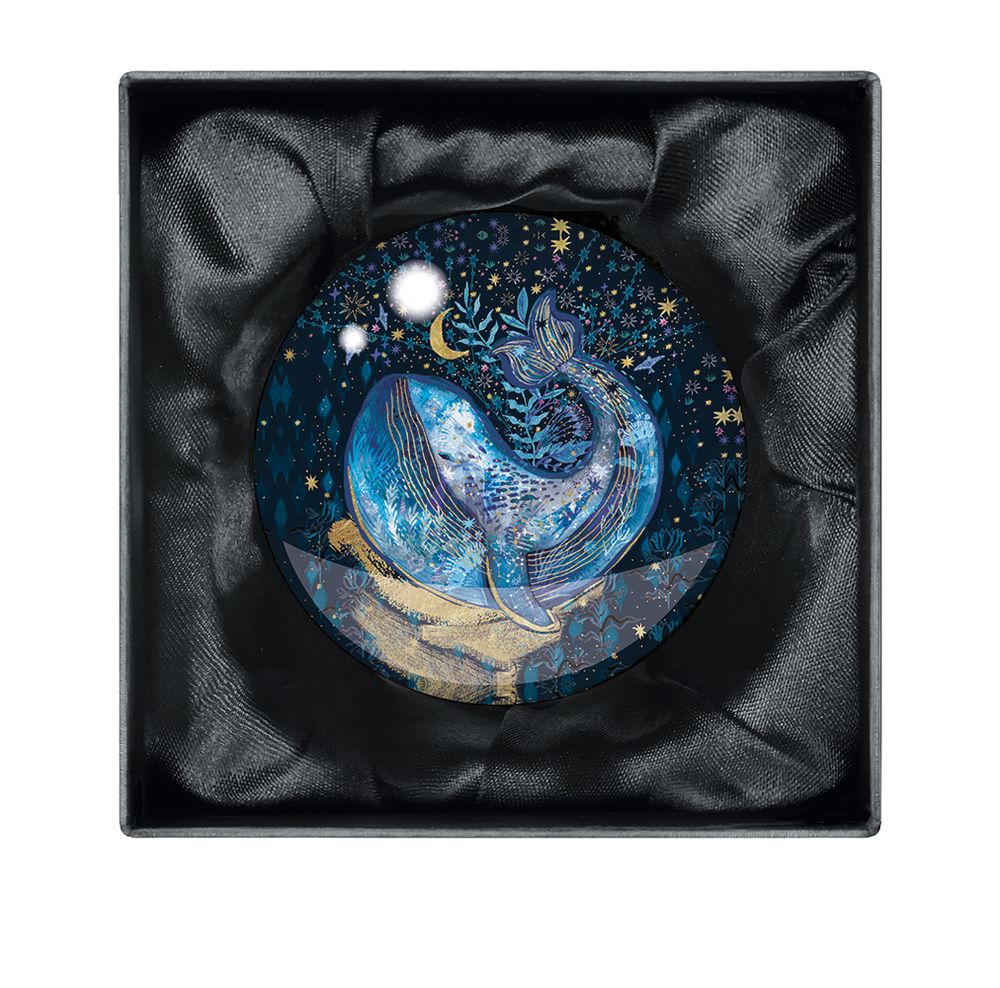 Emma Frances Grant Luna Tides Crystal Dome Paperweight - Bee's Emporium
