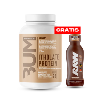 Pack RAW Nutrition CBUM Itholate Protein 2 lb + Protein RTD GRATIS | Whey Isolate 25 Servicios + Batido Alto en Proteína