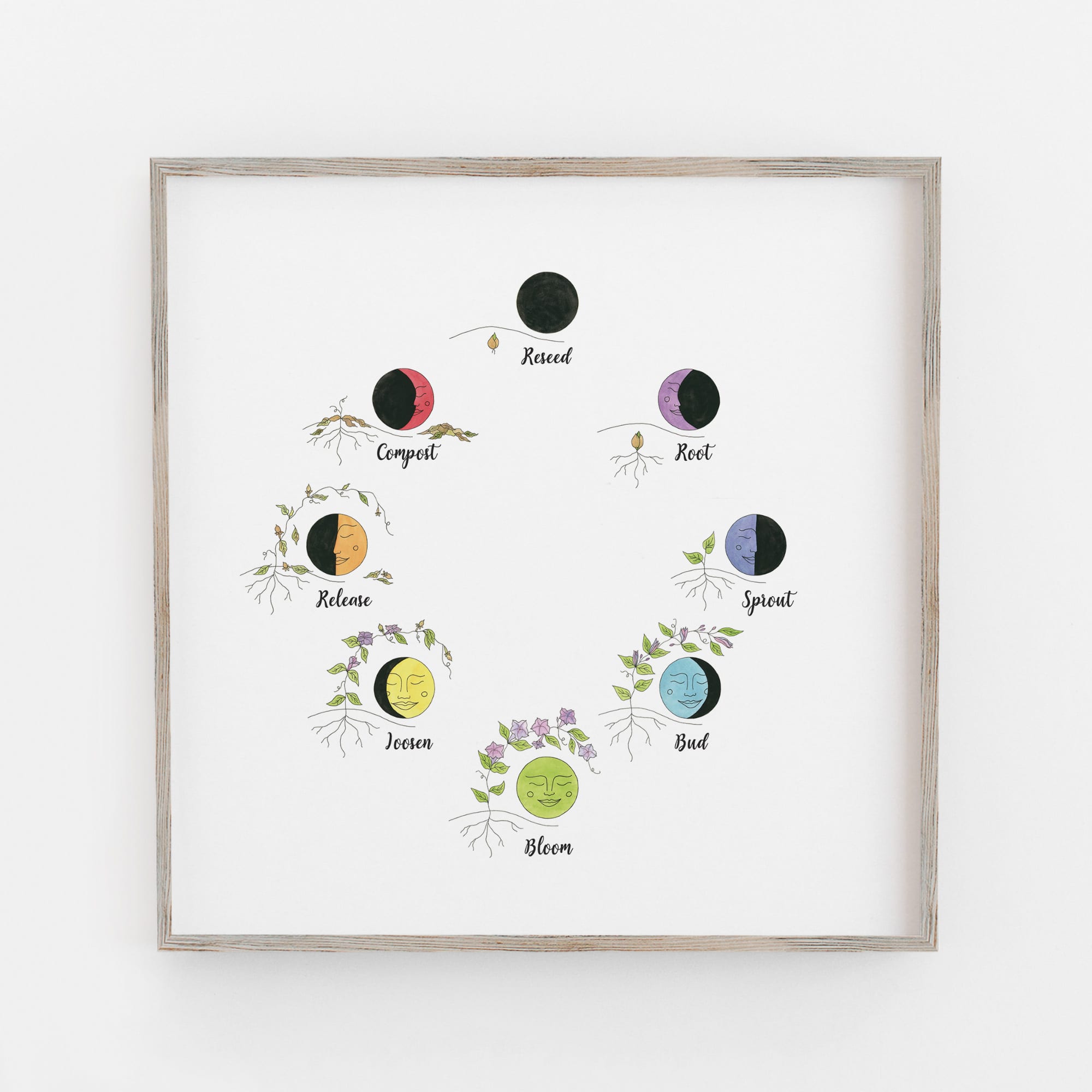 Lunar Phases (Southern Hemisphere)