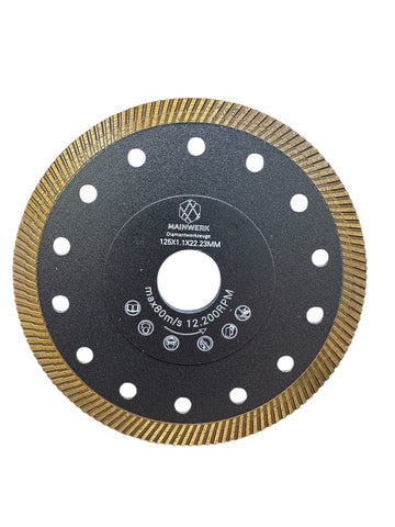 MAINWERK Diamanttrennscheibe Slim Turbo Extra 115/125 x 1,1 mm