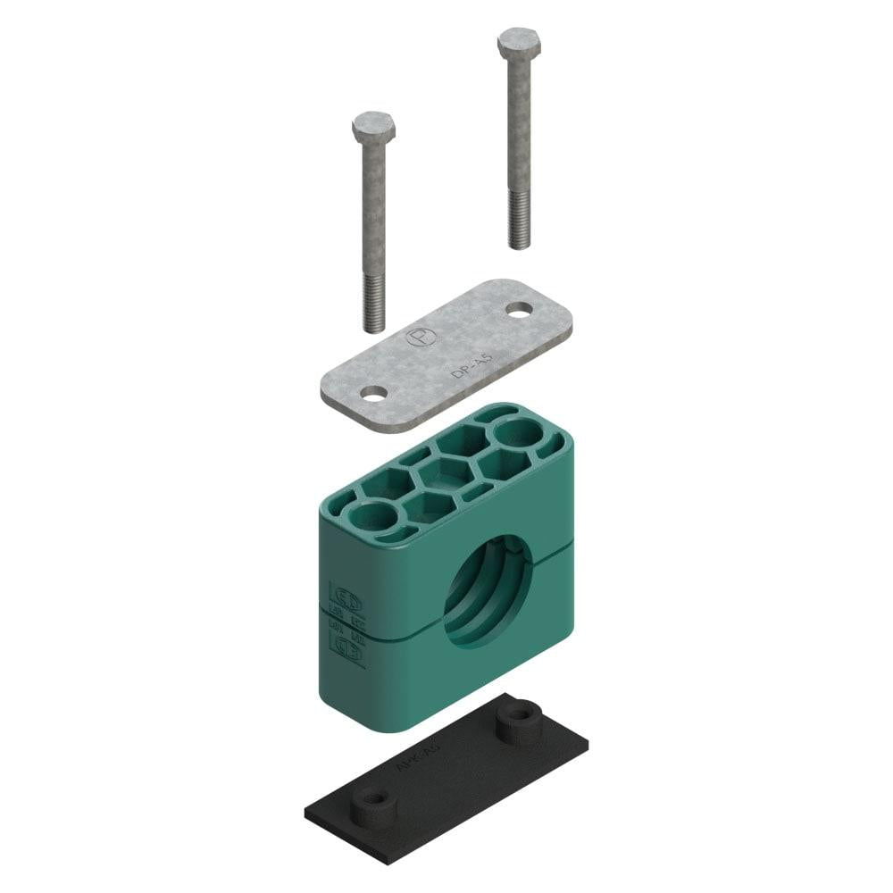 Abrazadera Parker RAP3-428 — Tubo DIN 3015-1 Serie A