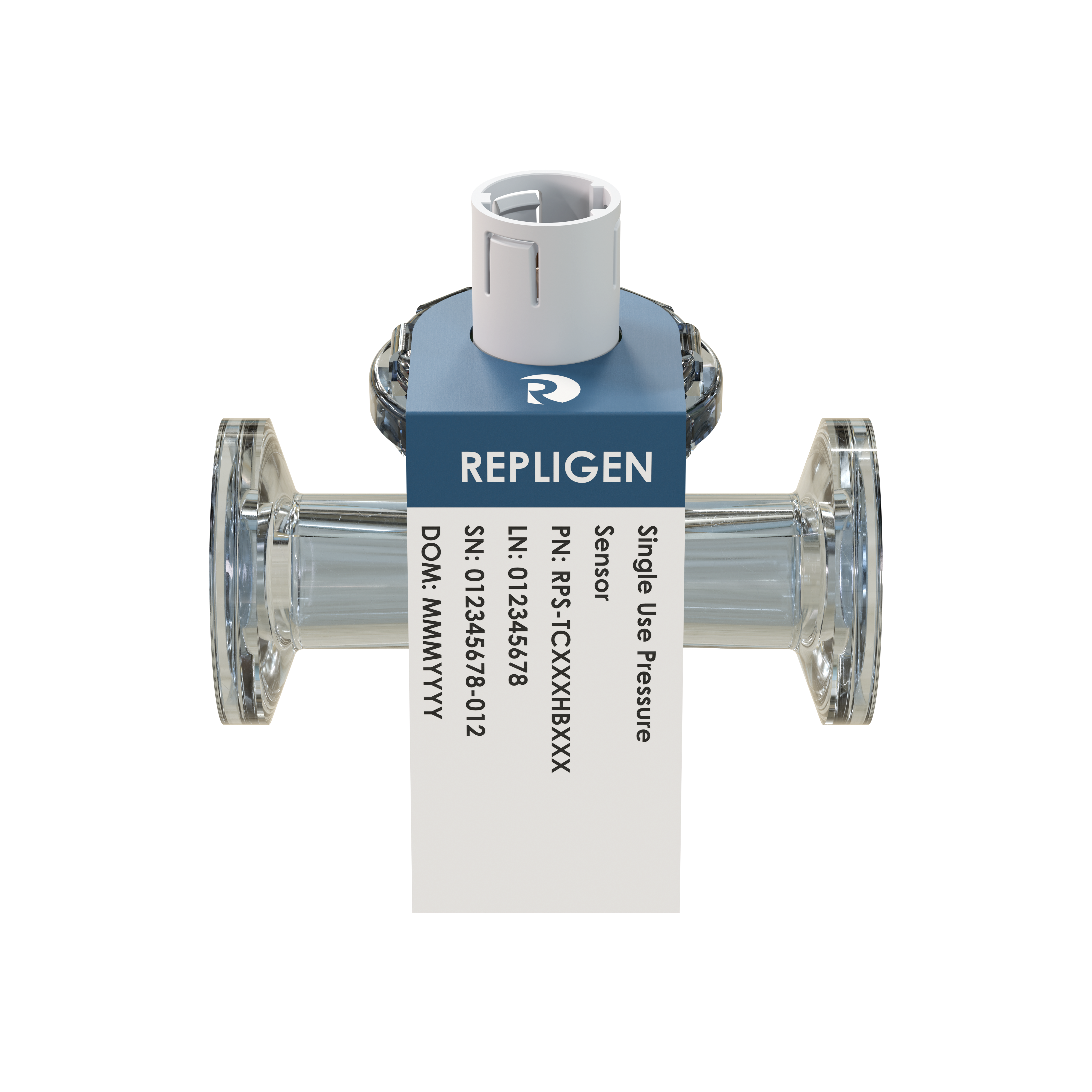 Tri-Clamp 0.50 in Connection  Single-use Pressure Sensor Gamma Irradiated 3 Pack