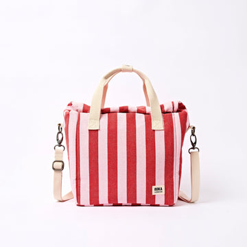 ROKA Hampstead Canvas Lunch Bag | Strawberry Stripe