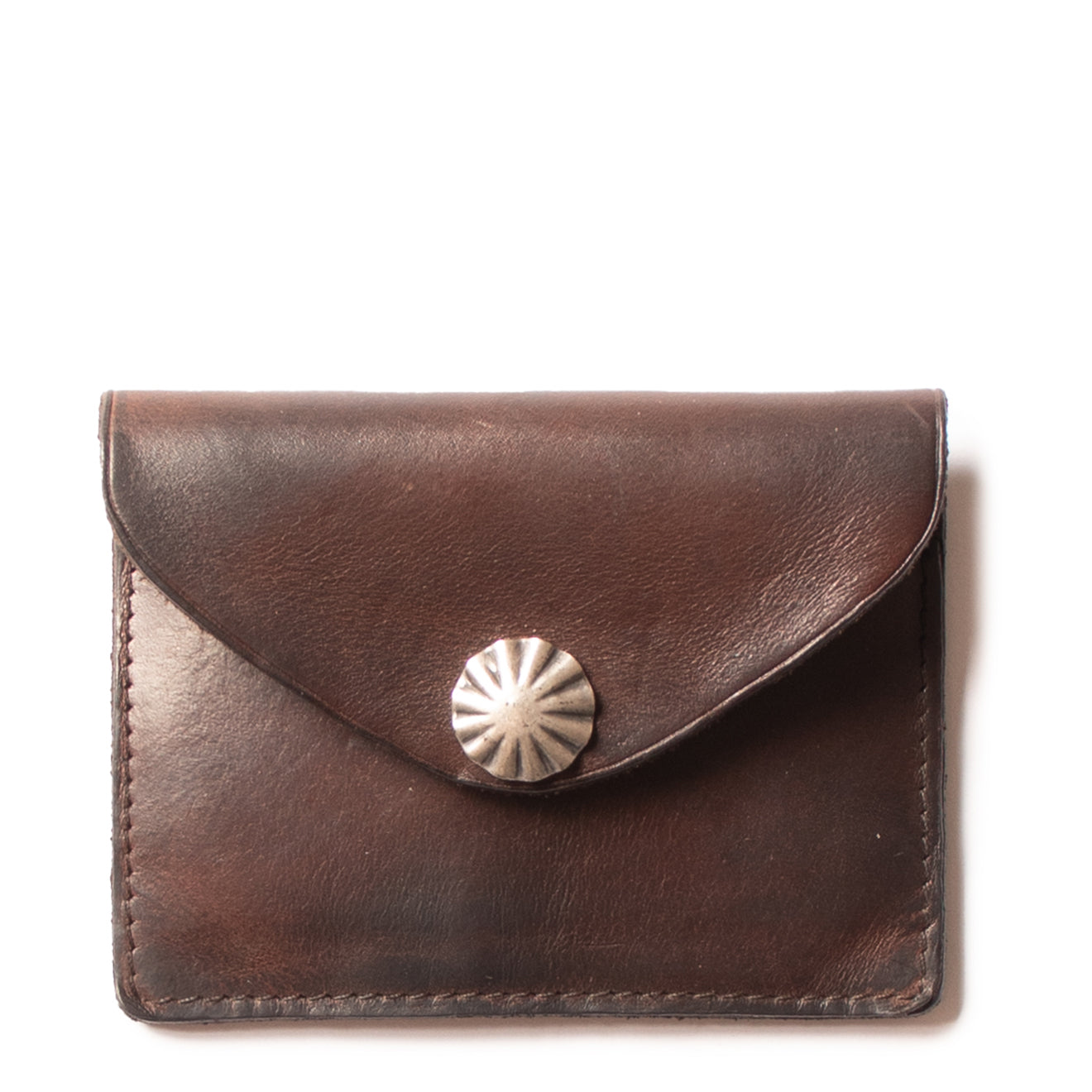RRL by Ralph Lauren Leather Card Case Dark Brown