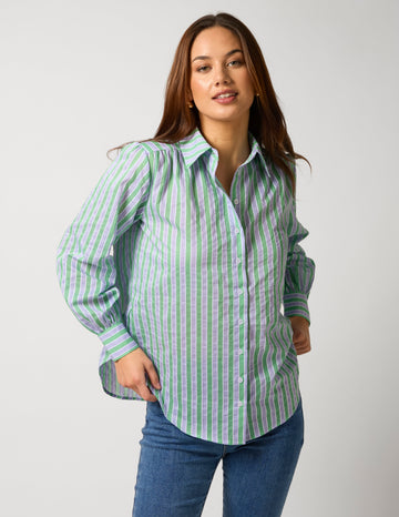Emmery Shirt - Gelato Stripe