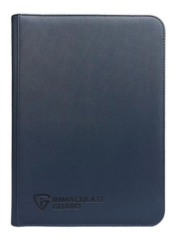 Immaculate Guard TOPLOADER 9 Pocket PU Leather Zipper Binder (Red)