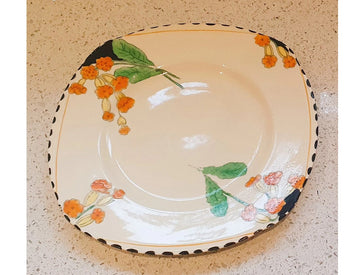 Art Deco Plates, Burleigh ware, Meadowland, 7.5 Inch Plate, Very Good Condition, Made in England, Price is for one Plate