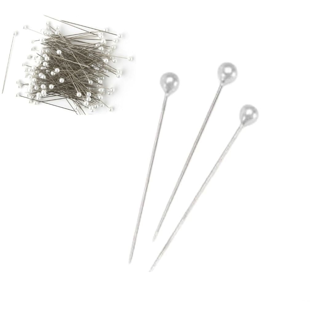 Floral Pins 3"/ Alfileres con Cabeza de Perla 2.5 cm Descontinuado Cousin