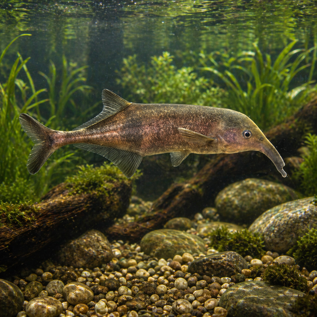 Long Nose Elephantnose Fish (Campylomormyrus numenius)