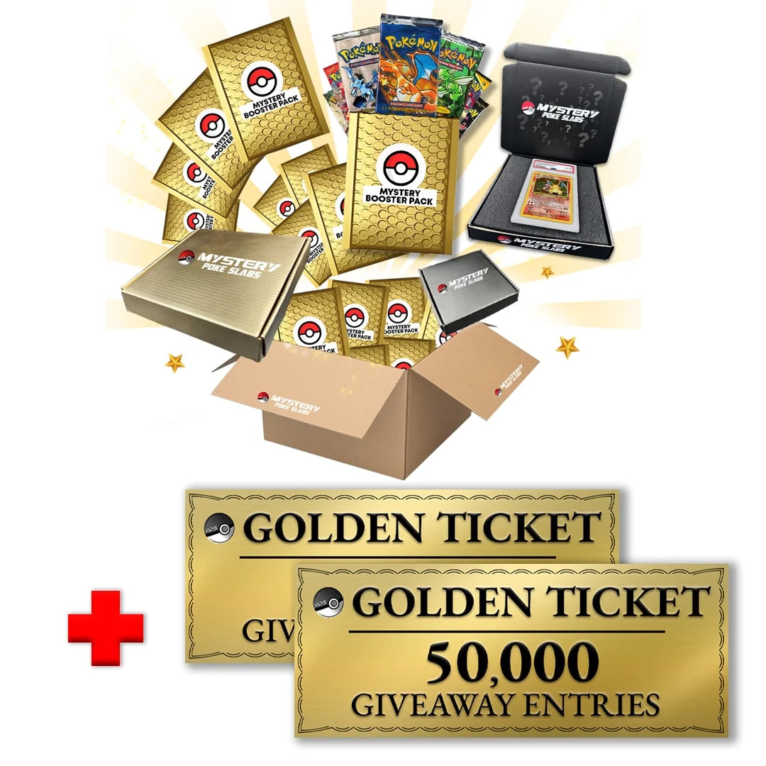 Premium Pokémon Mystery Box and Two Golden Tickets
