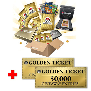 Premium Pokémon Mystery Box and Two Golden Tickets