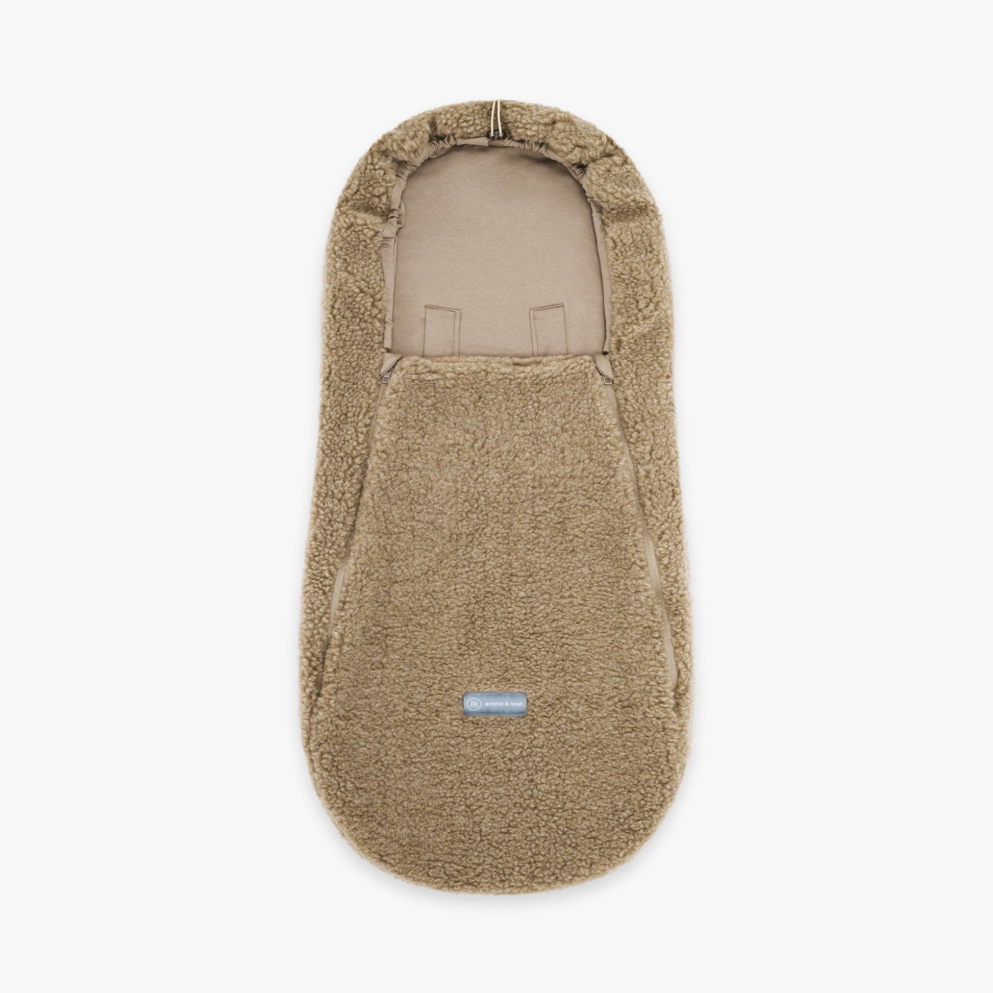 Fußsack aus Merinowolle | Essential Taupe