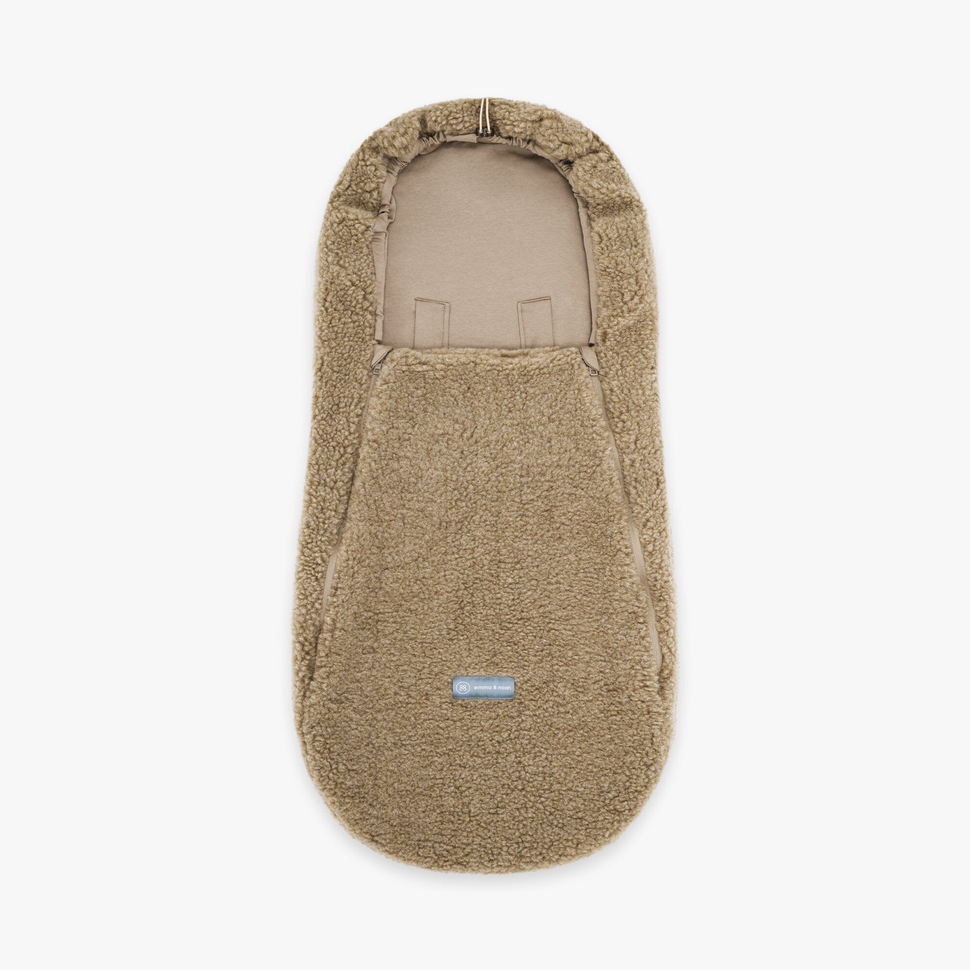 Fußsack aus Merinowolle | Essential Taupe