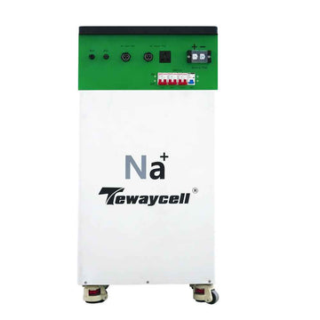 Tewaycell 10KWh All in one Na+ Battery 48V 200Ah Sodium Ion Mobile ESS Built-in 5KW Hybrid Off-grid Inverter, BMS,  Temperature-sensitive Fire Extinguisher