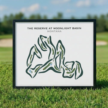 The Reserve at Moonlight Basin, Montana - Printed Golf Courses