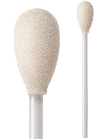 71-4522: 4” Overall Length Swab with Teardrop Shaped Foam Mitt made for medical, industrial,  specialty cleaning industries