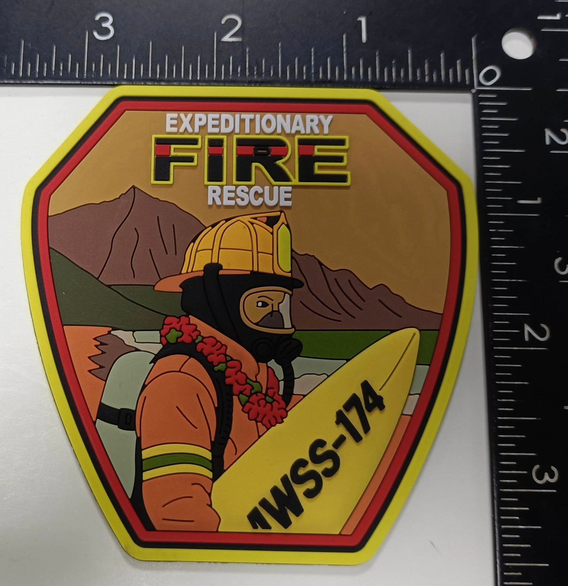 Official MWSS-174 Expeditionary Fire Rescue Patches