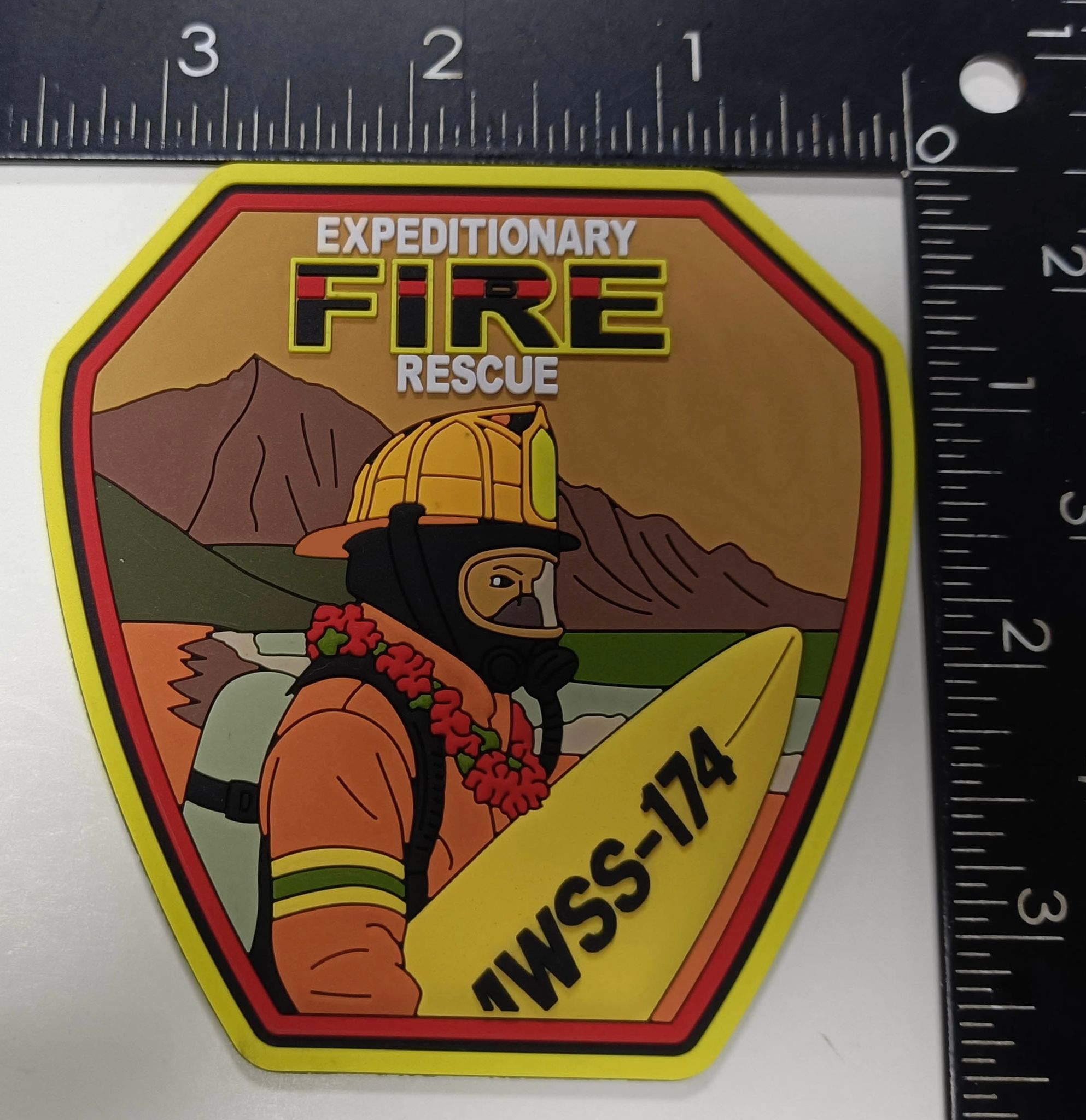 Official MWSS-174 Expeditionary Fire Rescue Patches