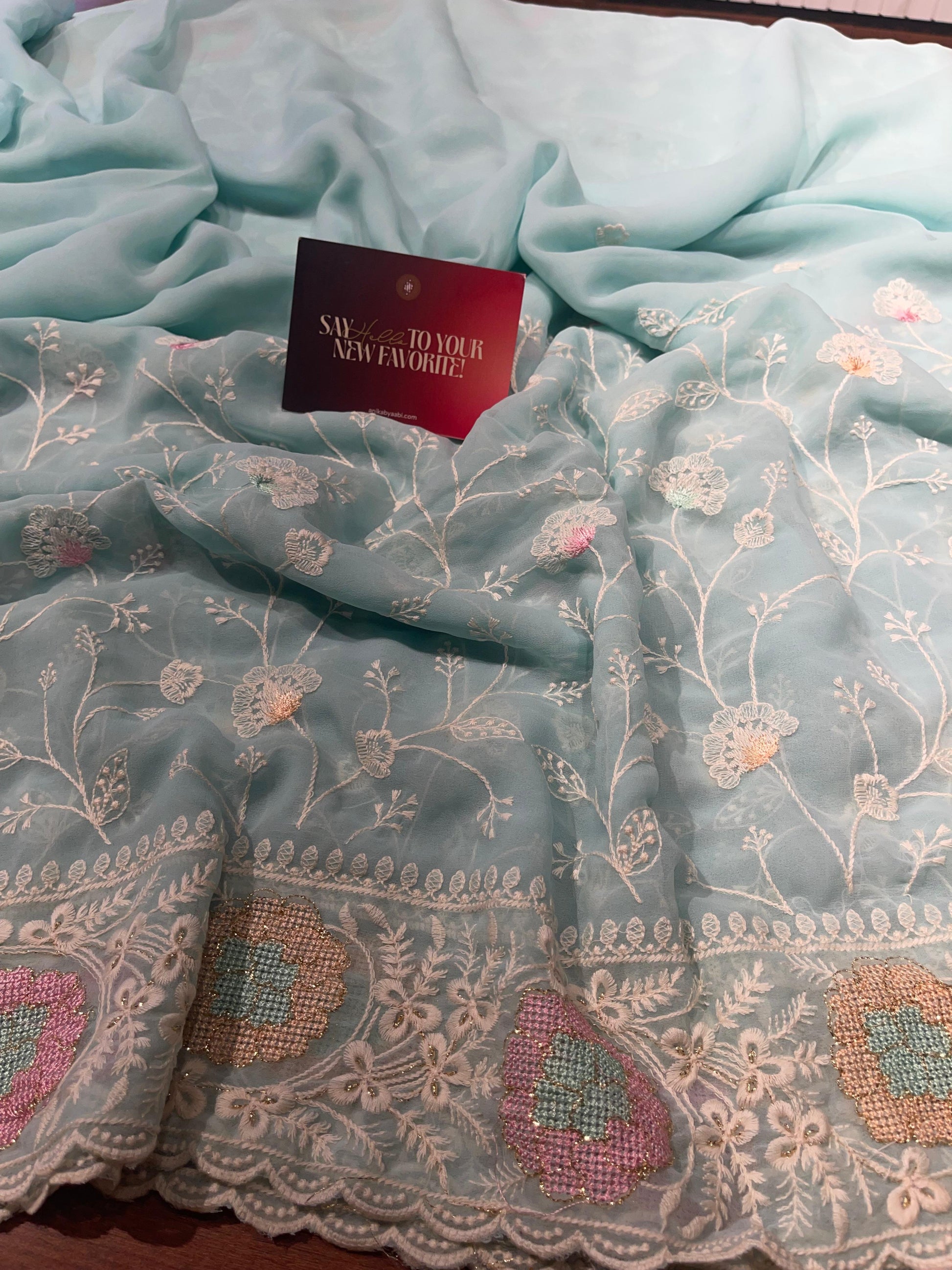 Anika's Soft Chiffon- Fara Saree-ASC03