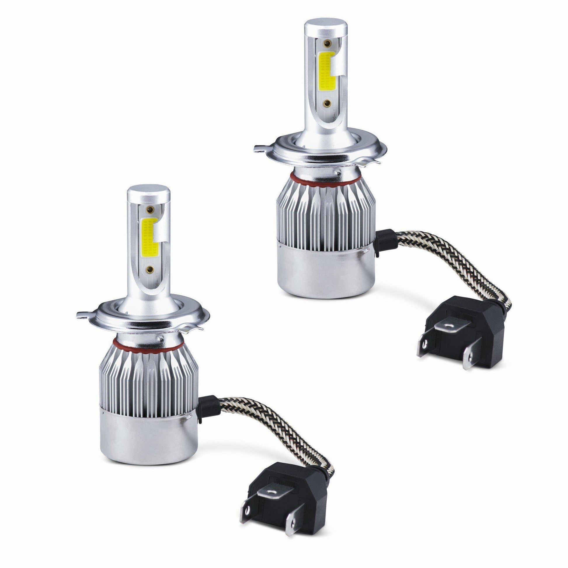 2009 Suzuki M90 Boulevard Headlight Bulb High Beam and Low Beam 9003 LED Kit-Ledlightstreet