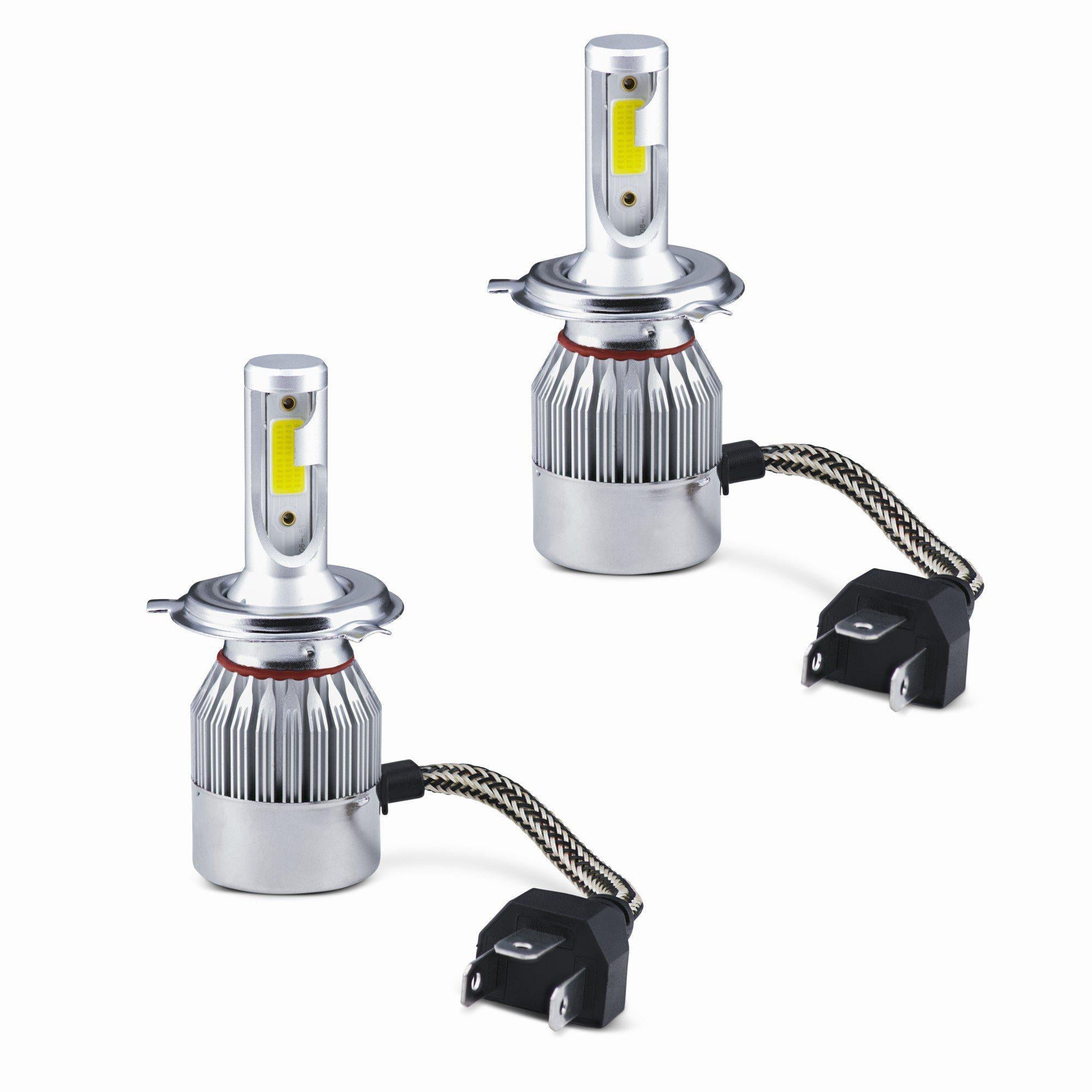 2009 Suzuki M90 Boulevard Headlight Bulb High Beam and Low Beam 9003 LED Kit-Ledlightstreet