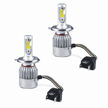 2009 Suzuki M90 Boulevard Headlight Bulb High Beam and Low Beam 9003 LED Kit-Ledlightstreet