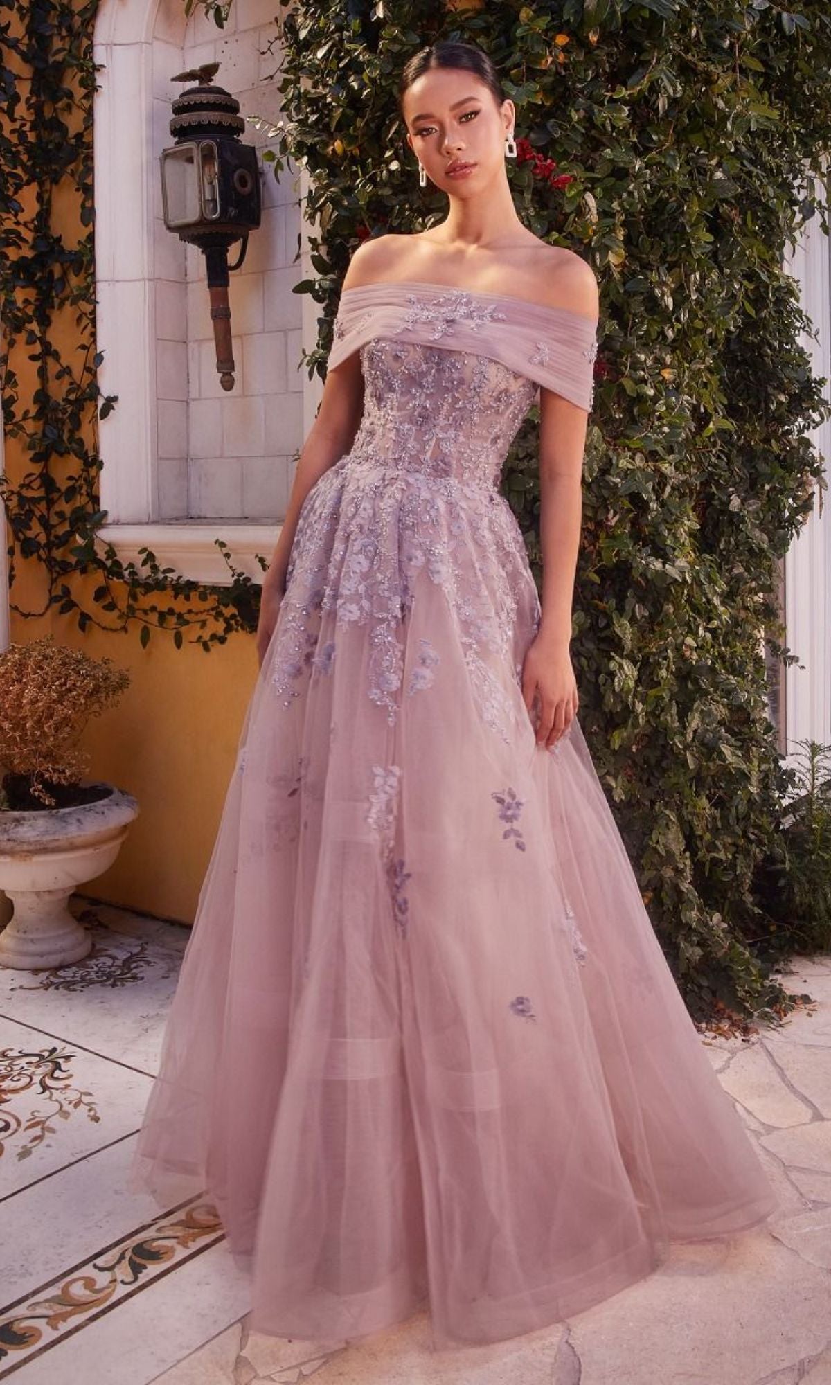 evening dresses a line Long Strapless Sweetheart A-Line Prom Dress A1348 English Violet / 2